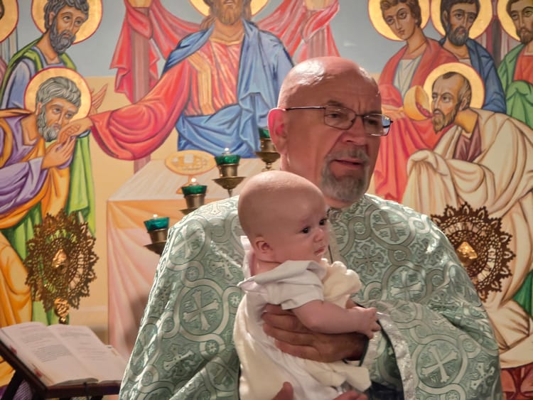 Oliver Seneda Baptism and Chrismation