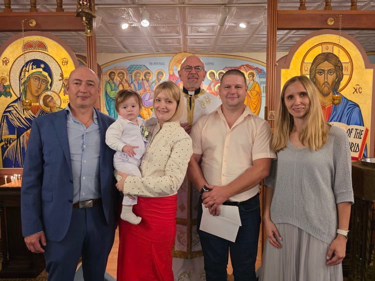 Alex Fil Abraham Demchenko Baptism