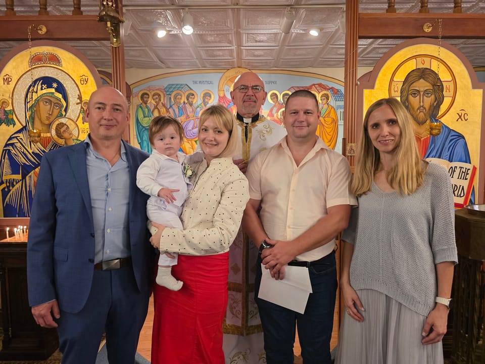 Alex Fil Abraham Demchenko Baptism